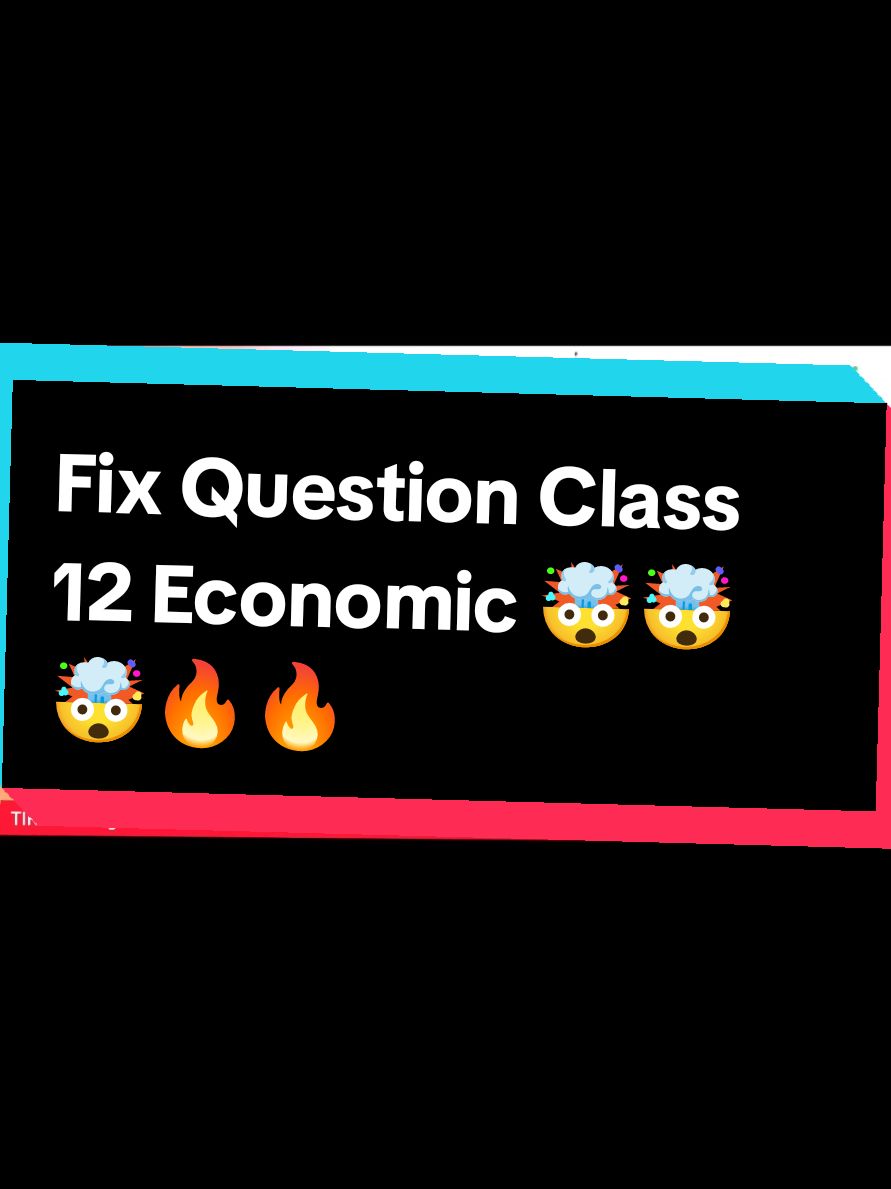 class 12 Fix Economic Question 2082  #class12exam #nebupdate #nebupdateandnews #standarddeviation #class12economic #nebeconomicmodelquestion #class12economicmodelquestions #economic 