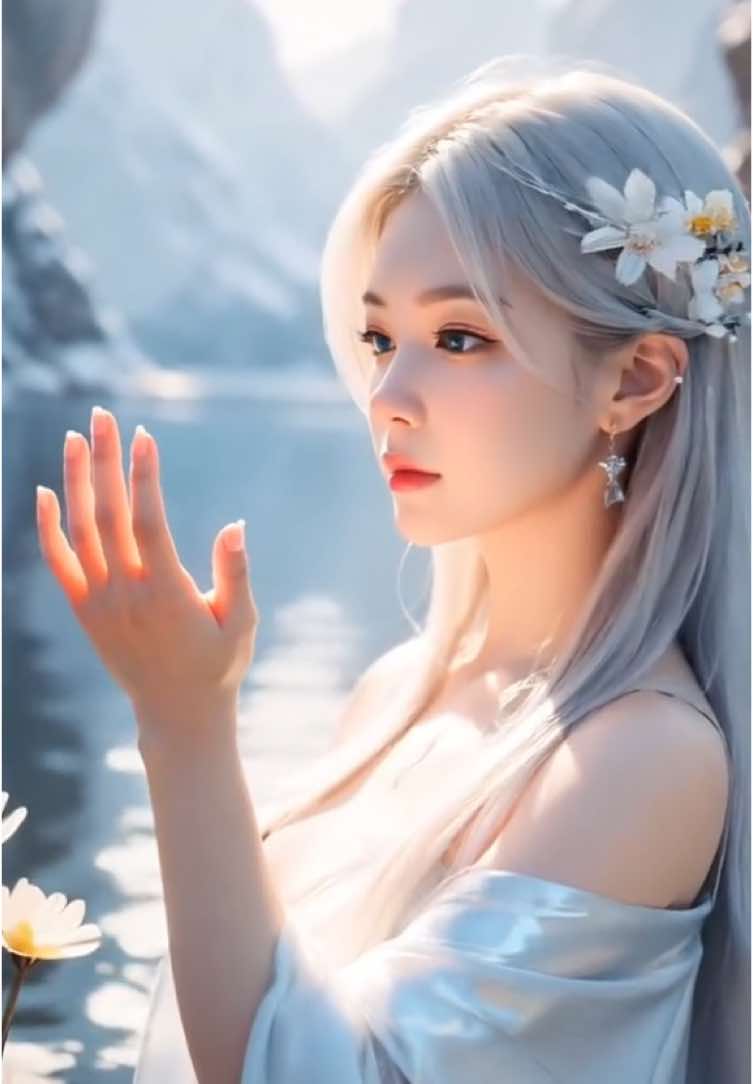 Liệu nàng có thuộc về biển cả hay một giấc mộng? #waterflowergoddess #aimermaidspirit #underwaterbeauty #aifantasytransformation #mythicfeminine #etherealgirl #aestheticaiart #nangthoai #hoahoangai #xuongtiktok #aivietnam 