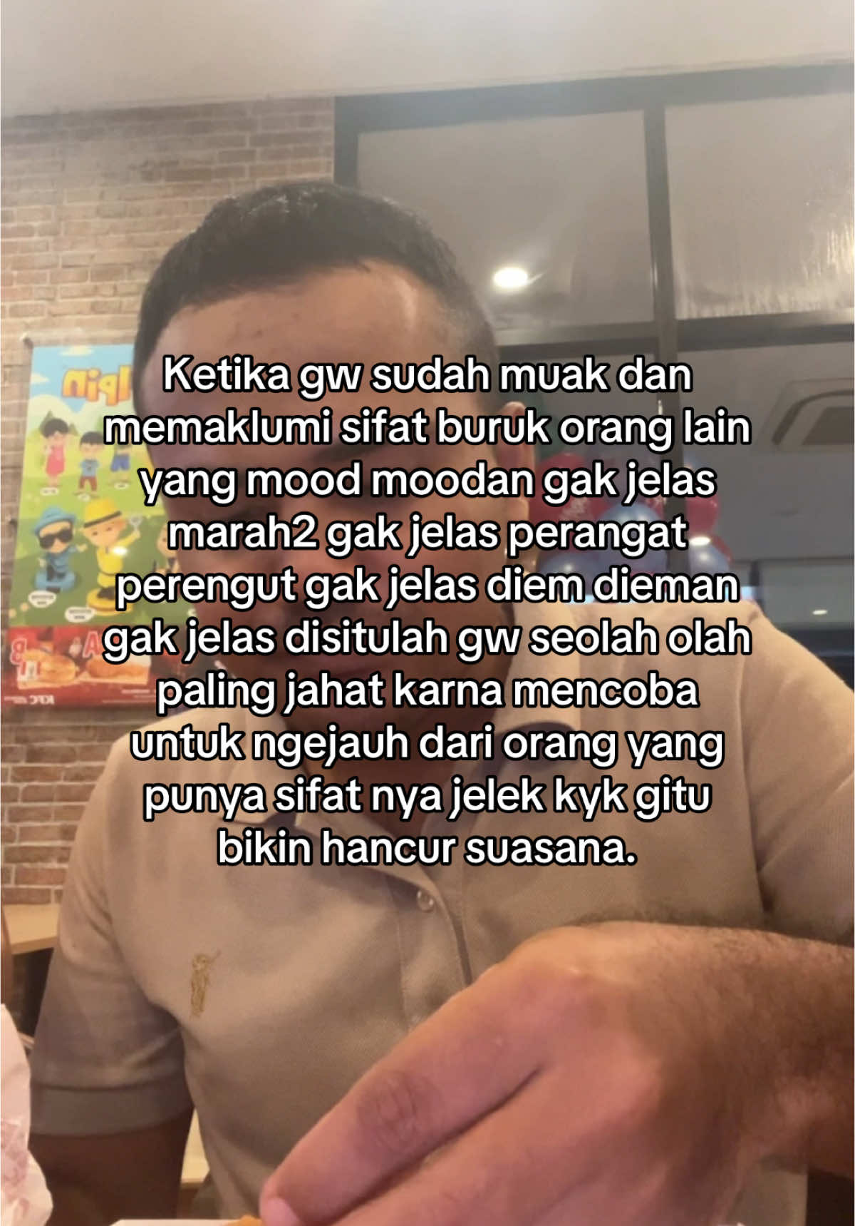 Capek memaklumi manusia kayak gini. #mood #moody #marah #diem #jahat #playingvictim #masukberanda #masukberandafyp #masukfyp 