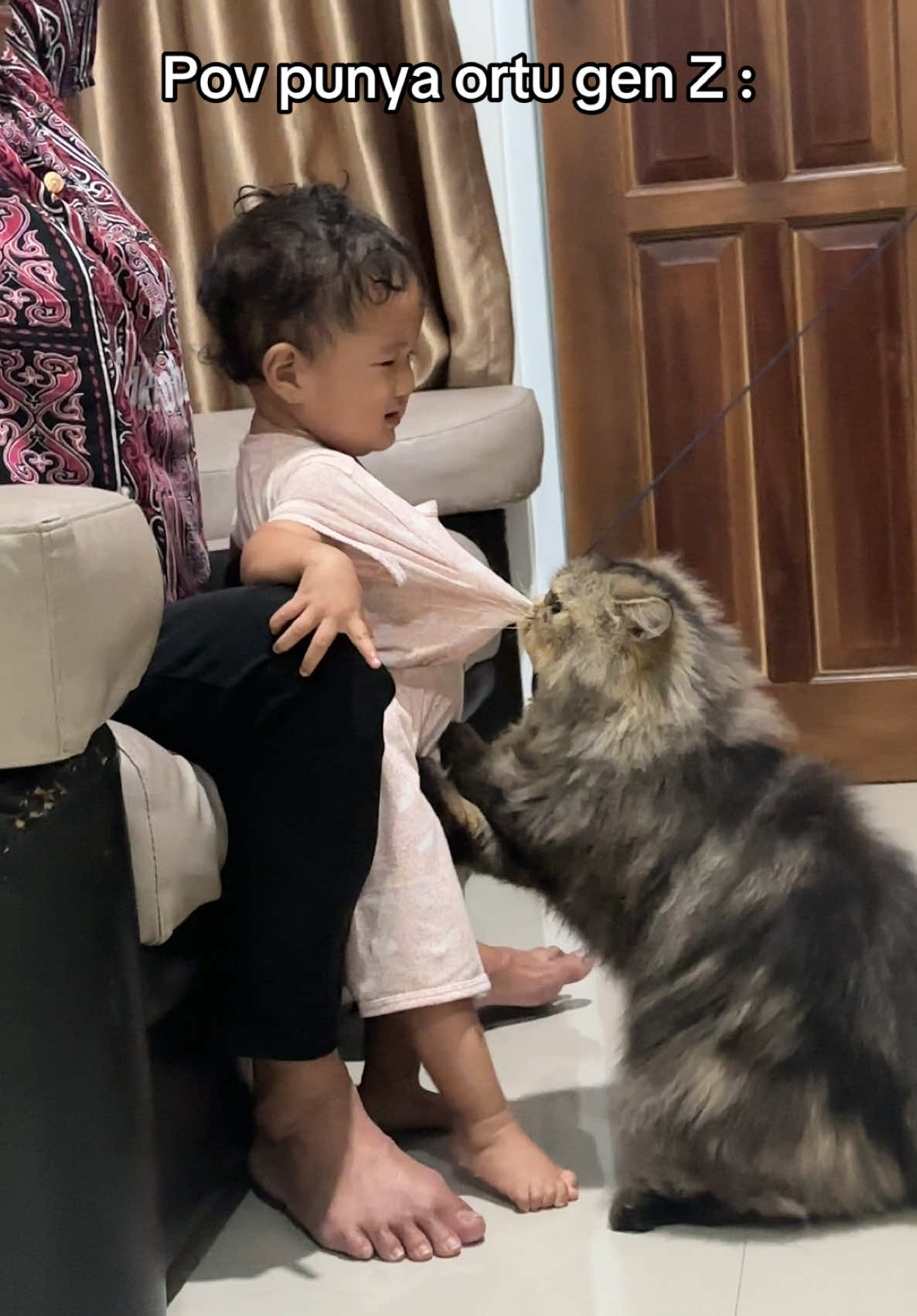 Kuki takut sama jenna, jenna takut sama kuki😭😭 #fakesituation 