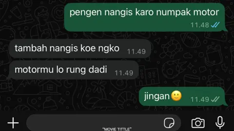 motormu lo rung dadi🙂