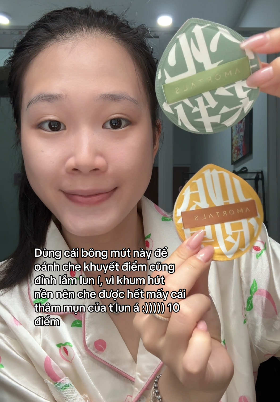 Tui mê bông mút này dữ lun á #thuvienmakeup #reviewlamdep #goclamdep #amortals 