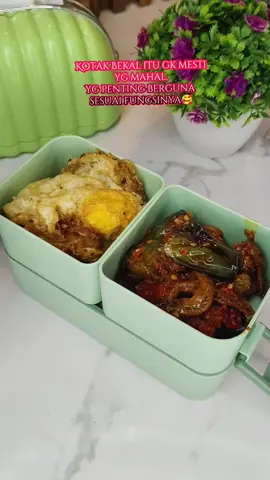 ada kotak bekal murah berkualitas knp cari yg mahal?? #kotakbekal2tingkat #kotakbekal #kotakmakan #lunchbox 