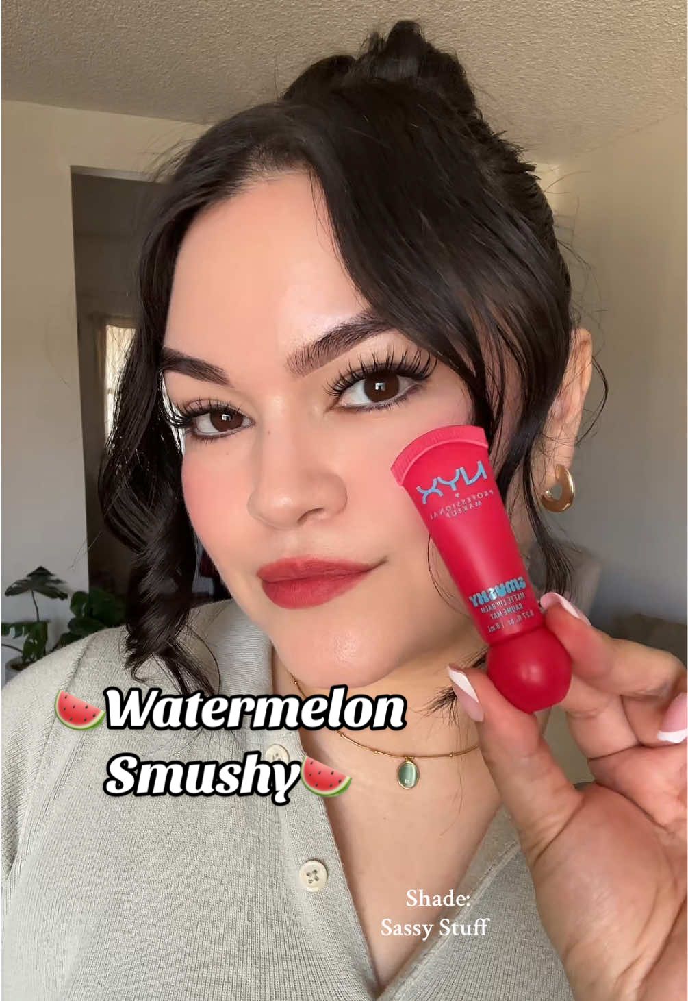 New Smushy matte lip balms just dropped and they all smell like dessert😍 only $9 +free shipping! Available in the orange shopping cart  Shade: Sassy stuff #nyxcosmeticspartner #nyxcosmetics #smushymattelipbalm #lipbalm  @NYX Professional Makeup 