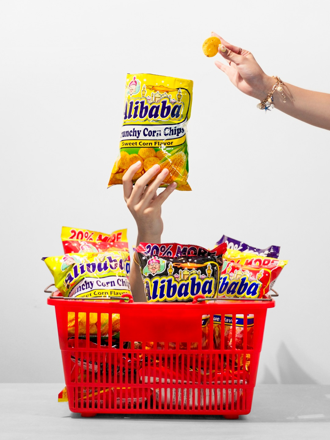 Irresistible cravings, straight from the basket! 😋 🛒 Snack now at: https://tinyurl.com/alibabatiktokstore #AlibabaCornChips #CravingsNeverStop #CrunchyCornChips #Snacks #Chips