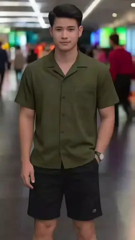 ONE SET SETELAN #Kemeja #Polos #pendek