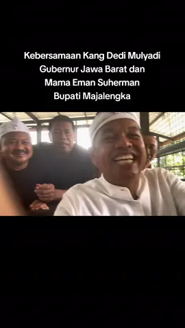 Kebersamaan Gubernur Jawa Barat Kang Dedi Mulyadi bersama Bupati Majalengka Eman Suherman #majalengka #kangdedimulyadi #kdm #dedimulyadi #emansuherman #jabaristimewa  #jawabaratistimewa