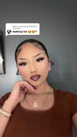 Replying to @username6482233 ignore my crusty nail polish 😓 #foryoupage #fypシ #makeuptutorial #makeup 