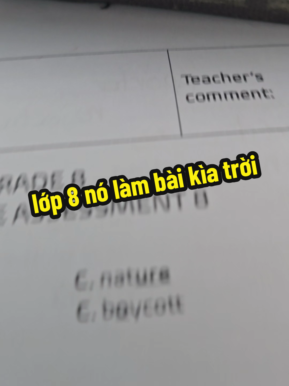 hồi cho ABCD đâu có nghĩ nó sẽ thành như vầy #Baorminh #nsg #Vlog #chấmbài #teacherandstudentmoment #englishteacher 