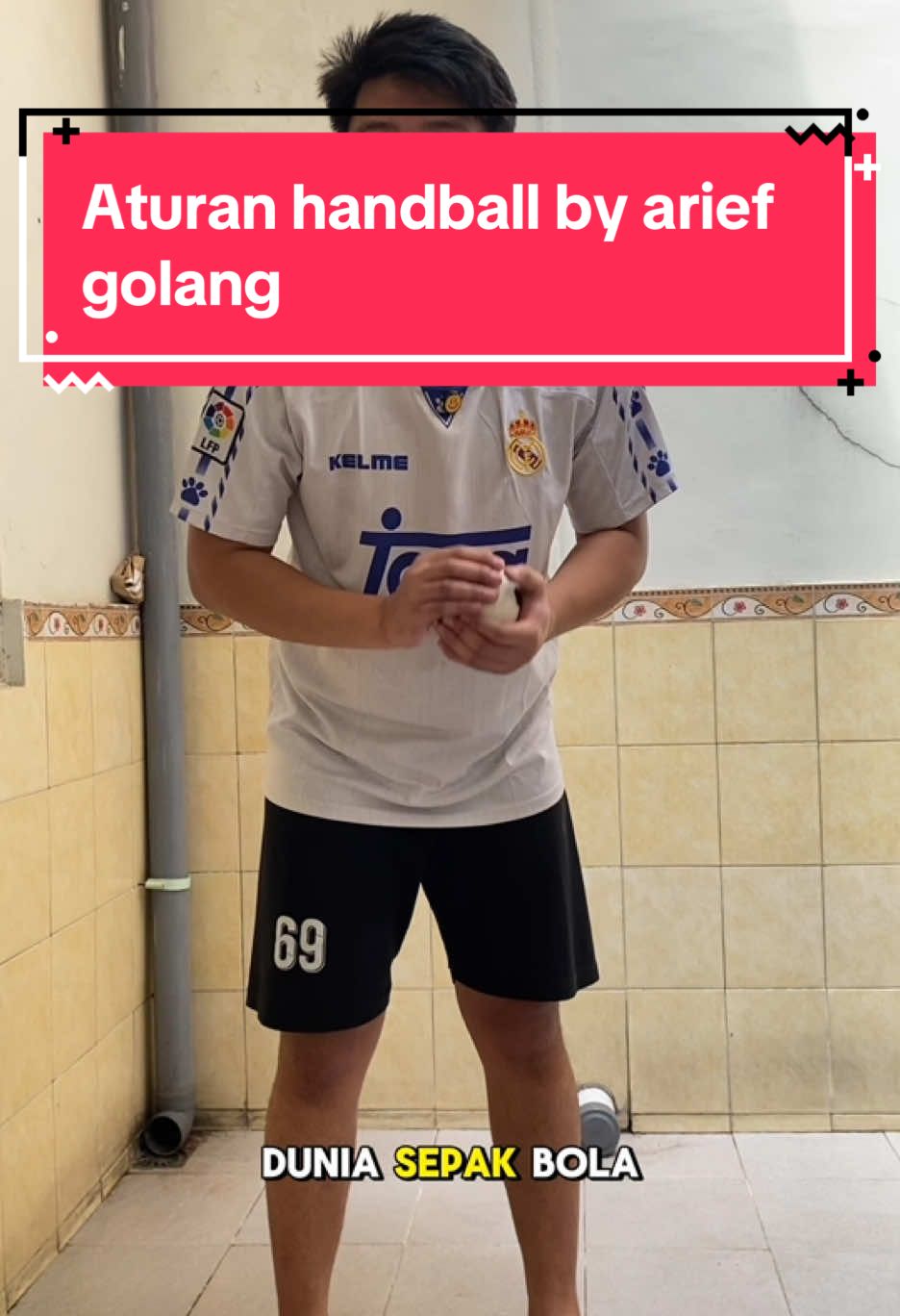 Tutorial handball untuk wasit laliga yak #wasit #laliga #handball #aturanhandball #ElClasico