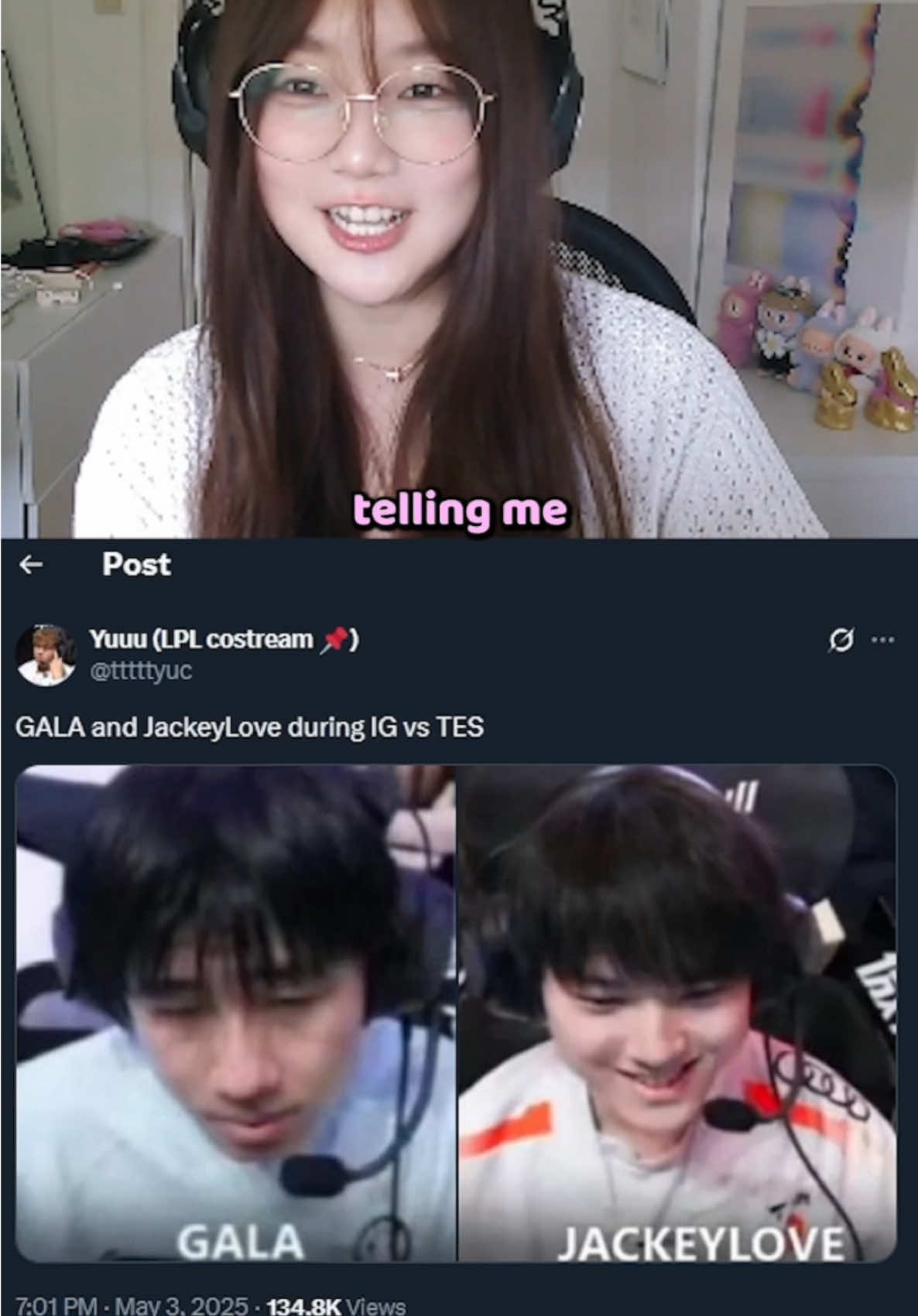 GALA POV playing with Meiko is concerning… 🗿#leagueoflegends #explorepage #fyp #lpl #twitchstreamer 