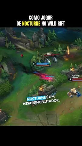 Como jogar de NOCTURNE NO WILD RIFT! #nocturne #wildrift #leagueoflegends