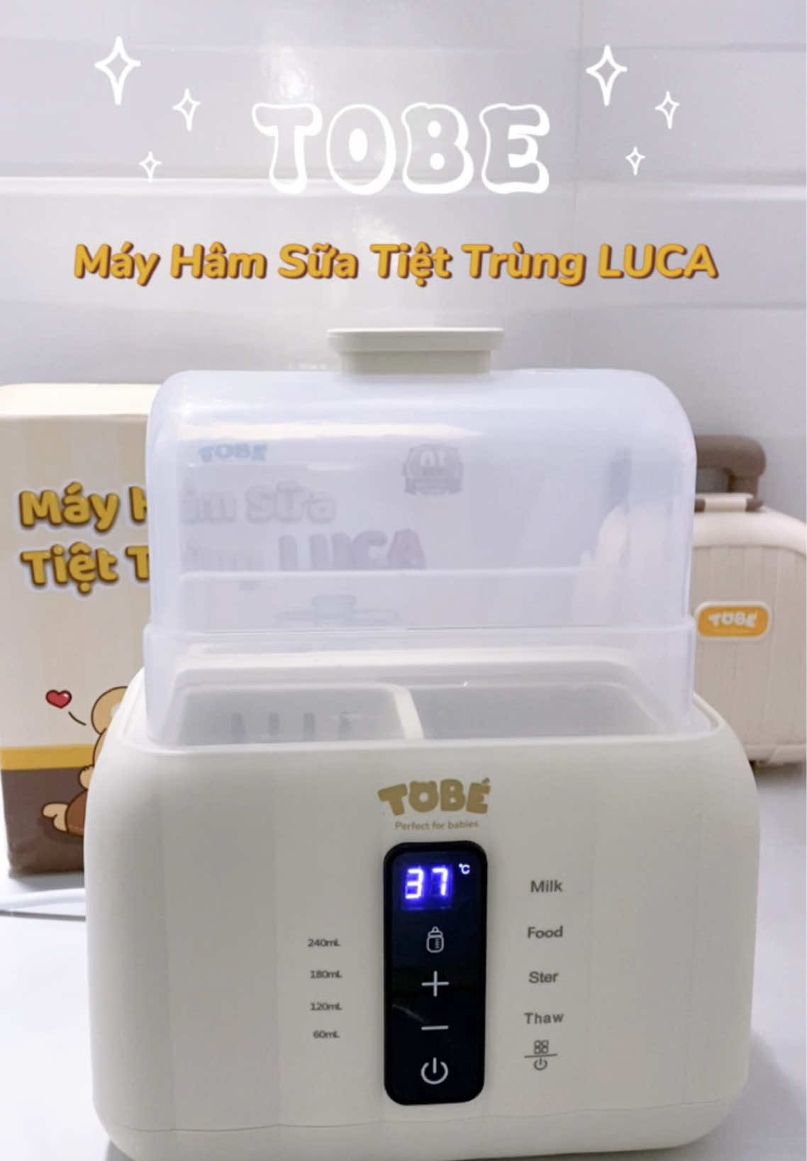 ✅ Nhỏ gọn mà vẫn đầy đủ chức năng , mẹ nào mà tiết kiệm thì không cần phải mua quá nhiều máy móc đâu nha , 1 em máy này thôi là đủ rồi ✅ Với thiết kế nhỏ gọn thông minh LUCA sẽ là người bạn đồng hành không thể thiếu trong hành trình chăm sóc bé yêu #mayhamsuatietrung #tobe #mebimreview #xuhuongtiktok 