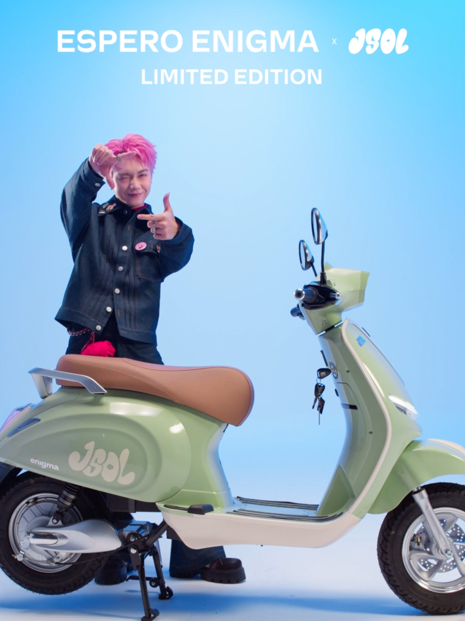 ESPERO ENIGMA x JSOL: Phiên bản Kem Bơ giới hạn 🥑🛵 Được lên ý tưởng thiết kế bởi JSOL, ESPERO Enigma Kem Bơ khiến Gen Z đổ đứ đừ vì ngoại hình “nét căng
