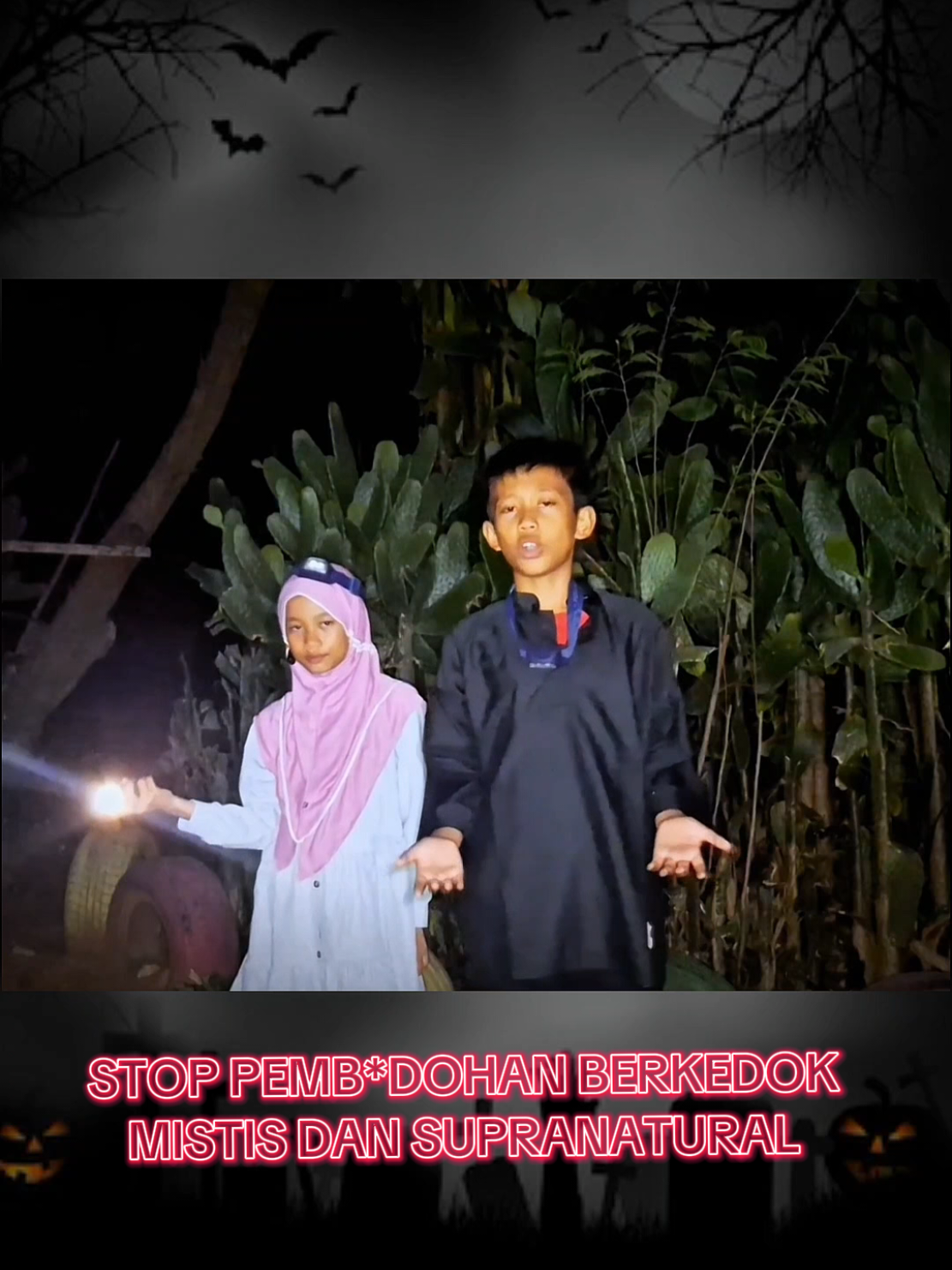 Jangan warisi generasi kami dengan konten hantu palsu.