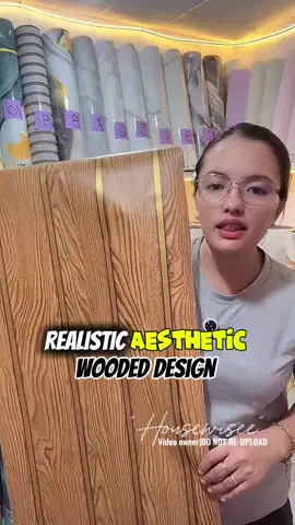 Wooden design wallpaper 10m by 45cm #walldecor #wallpaperaesthetic #homemakeover #waterproof #1plywood #wallinghack #moderndesignideas #homedecor #aestheticdesign #DIY #housewisee #doormakerover 