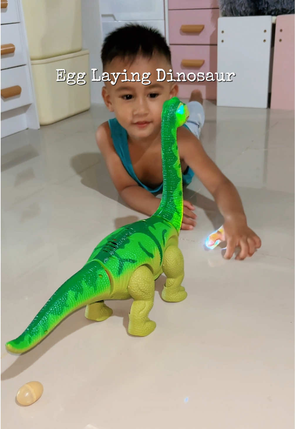 Electric Egg Laying Dinosaur Toy for kids 🦖🦕🥰 Perferct sa mga batang mahilig sa dino😁 #fyp #egglayingdinosaur #toysforkids #giftideas #giftideasforkids 