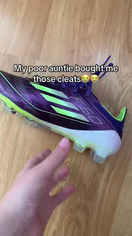 We all know he is poor😭😭🤣 #fyp #auntie #cleats #football #Soccer #poor #gift #buy 