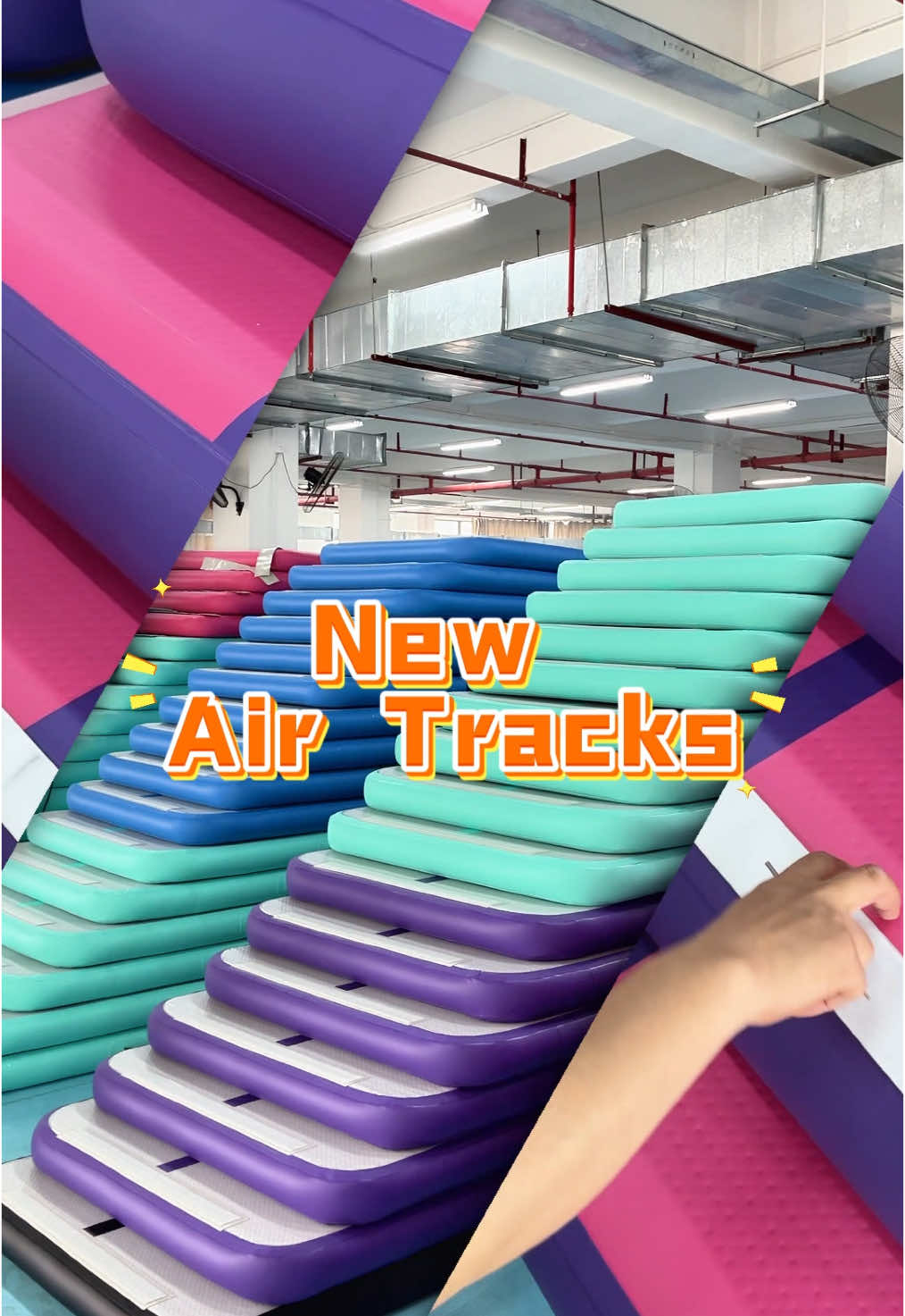 Airtracks Direct from Factory！ Just Wholesale Prices！🚀 #airtrack #airspot #gymnastic #gym #wholesale #fyp #source #factory #yogagirl #yogamat 