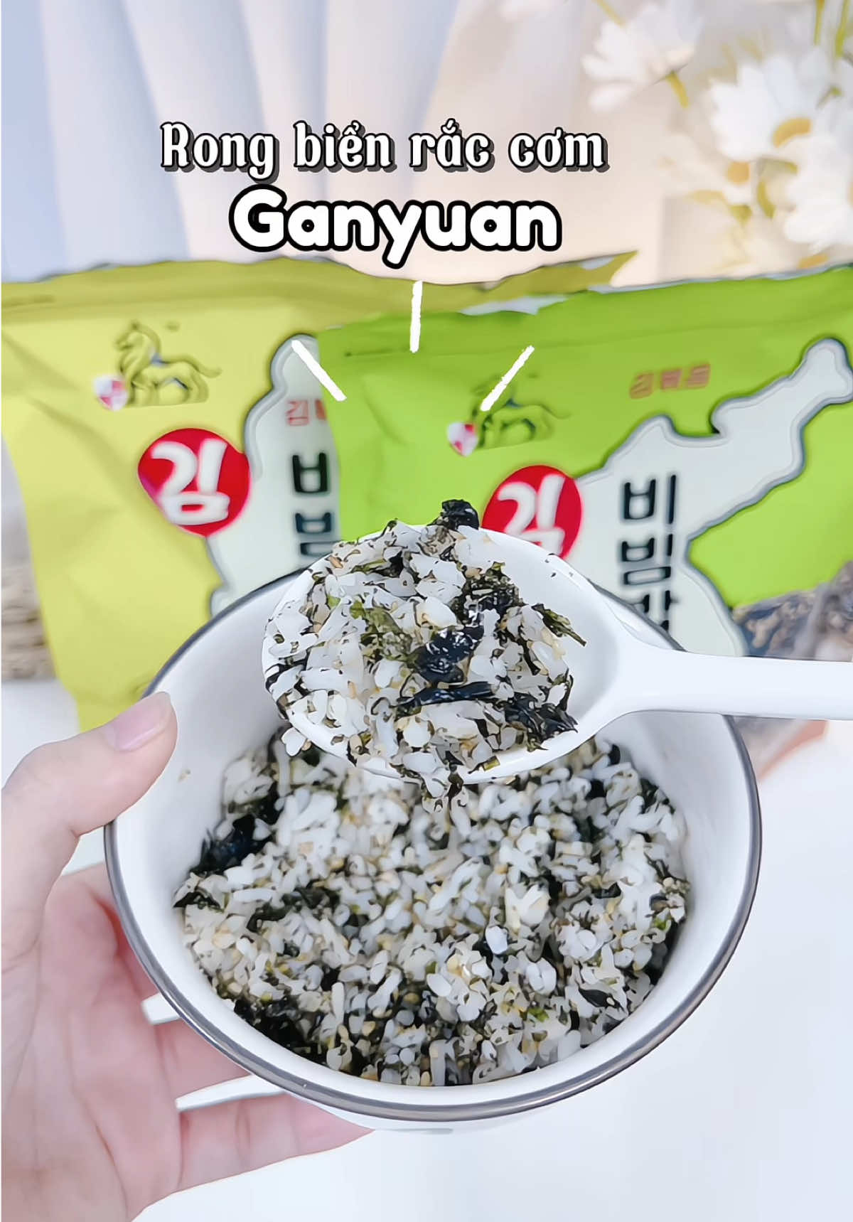 Rong biển rắc cơm Ganyuan siêu ngon, nhà tui ai cũng thích #ganyuan #rongbienganyuan #ganyuanvietnam #rongbienraccom #rongbientroncom #doanvat #xuhuong 