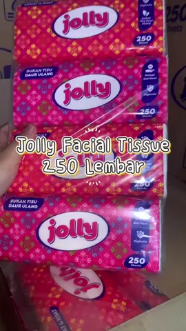 Tisu Jolly 250 lembar, murah meriah jadi best seller. #pasartisu #fyp #videotiktok #tisu #tisukering #rekomendasitisumurah #jolly #jolly250sheets #tisuwajah #tisulembut 