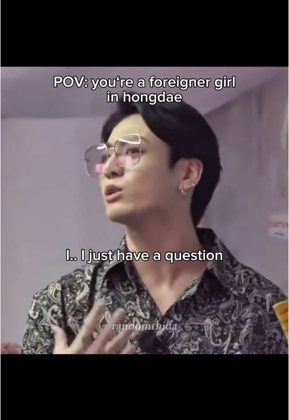 I know he would love the Hongdae guy skit @Sean Solo #jungkook #bts #btsarmy #randomthida #kpopfyp #fyp 