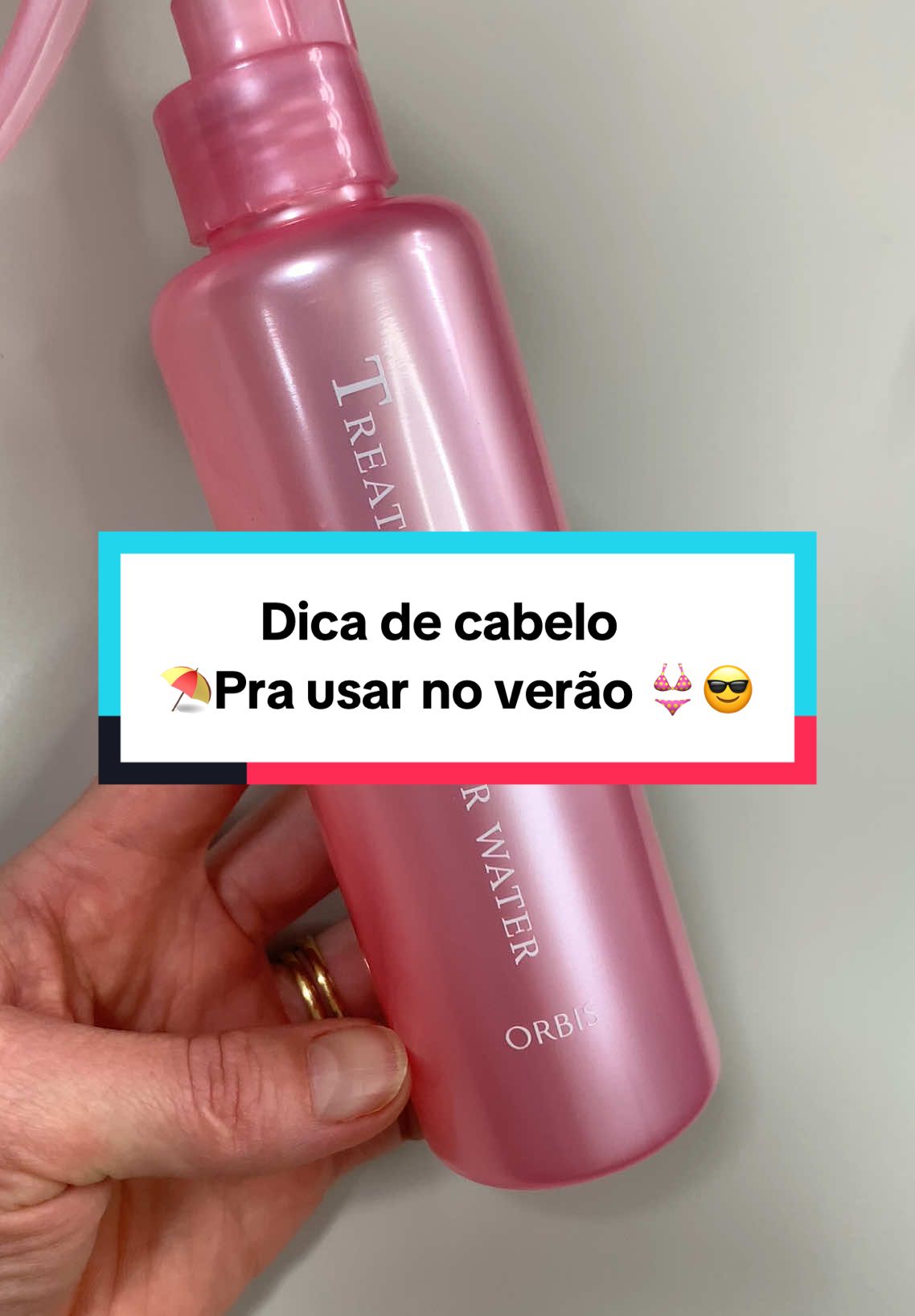 Dica de cabelo para o verão 😎 Água de tratamento e hidratação para cabelos finos e oleosos . #orbishairtreatment #japanproducts #produtosdecabelo #tratamentocapilar #cabelosoleosos #orbis 