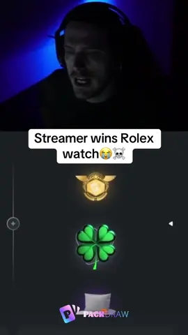 Streamer wins Rolex watch😭☠️ #kickstreaming 