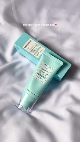 I used to skip sunscreen. Then Skintific made it a ritual🩵 #skintific #skintificid #sunscreen5xceramide #sunscreenskintific #morningroutine 