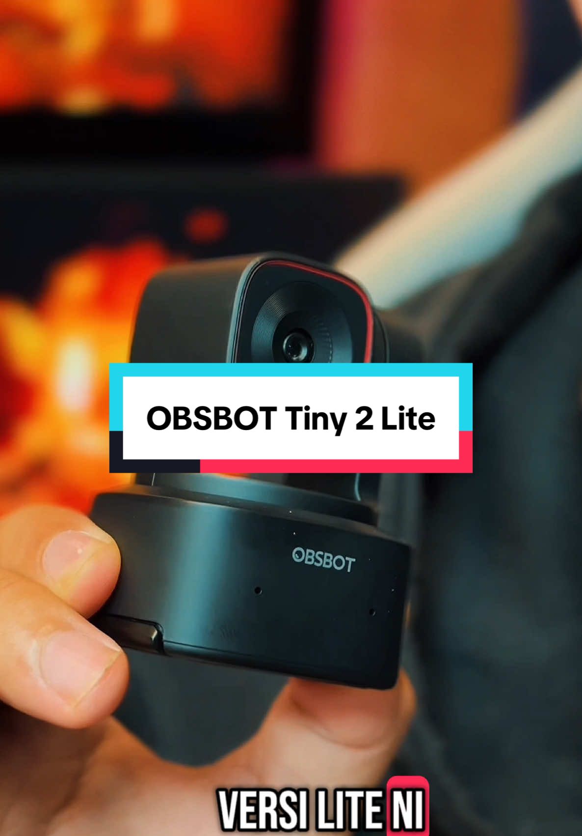 Jom Upgrade Quality Live Streaming Anda Dengan Webcam OBSBOT Tiny 2 Lite  #obsbot #webcam #livestreaming 