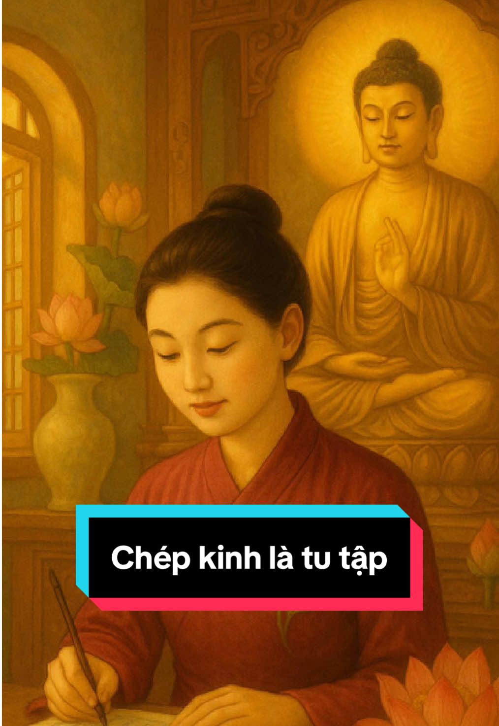 Chép kinh là để ti tập #chepkinh #kinhcheptay #kinhdiatang #diatangvuongbotat #sachchepkinh #tungkinhdiatang #nammodainguyendiatangvuongbotat #minhantamnhan 