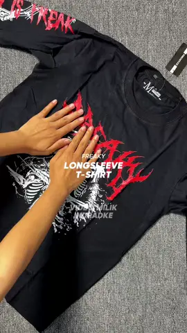 Rekomendasi kaos lengan panjang lagi ni bro 🔥 #freaky #longsleevetshirt #kaos #kaoslenganpanjang 