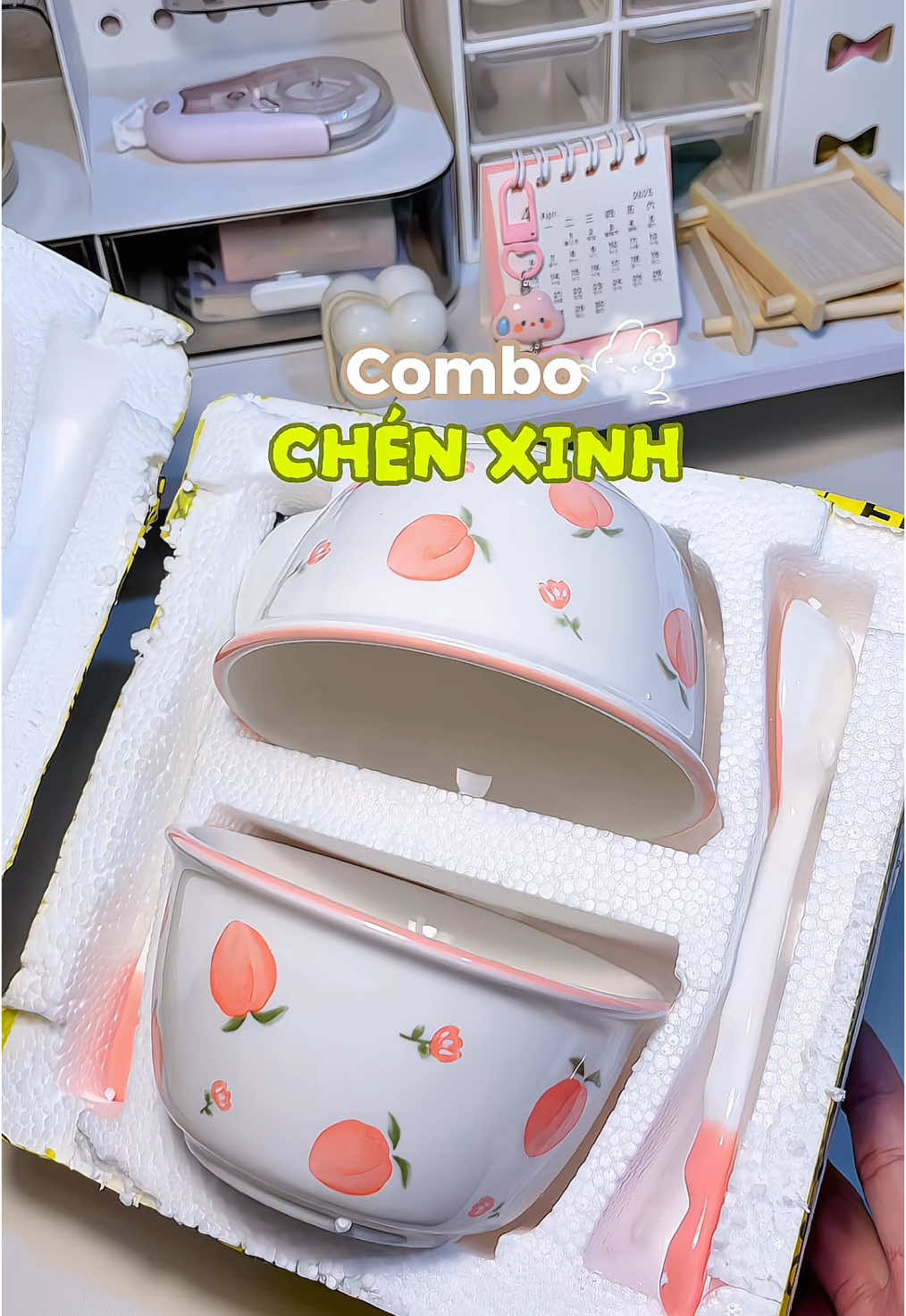 Combo chén muỗng chưa tới 60 cành nà, cưng xỉu lun nha !