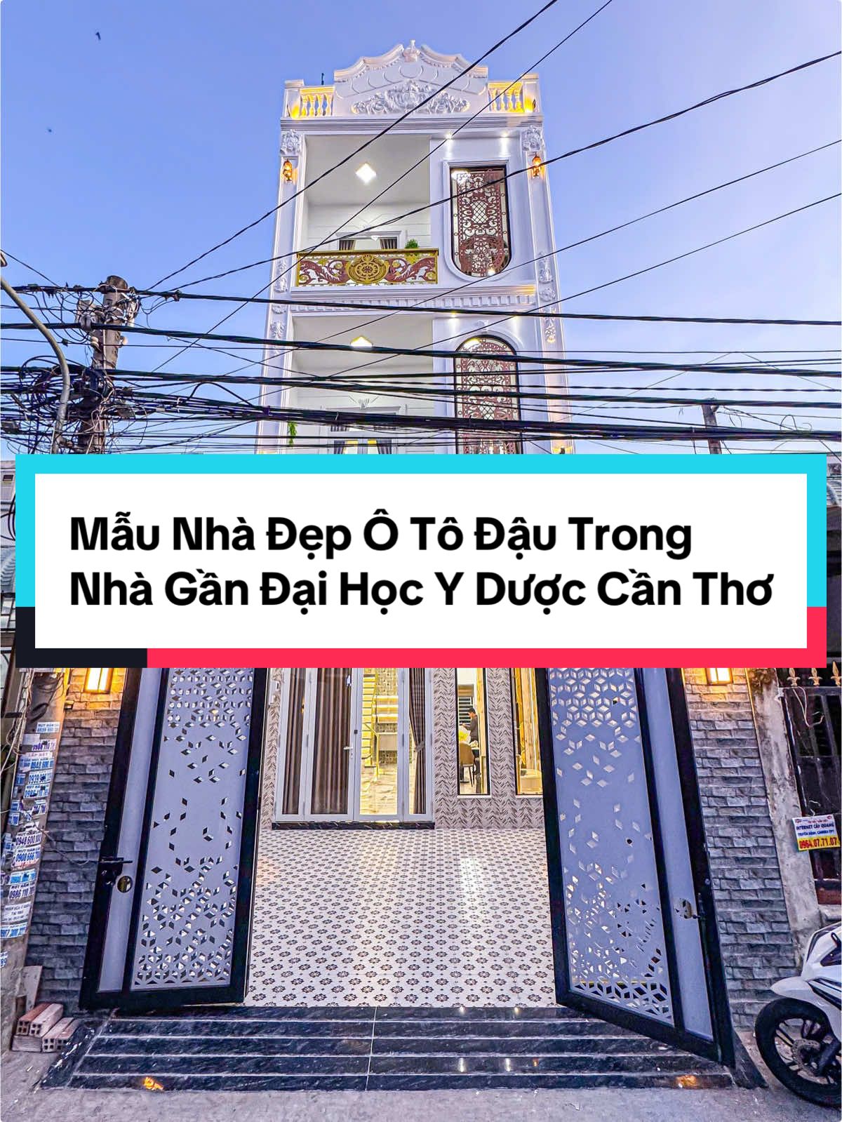 Nhà Đẹp 1T2L có sân đậu ô tô rộng gần đại học y dược Cần Thơ #nhadatcantho24h #thietkenhadep #thietkenoithat #nhadep #maunhadep #quocdatrealestate #LearnOnTikTok #EduTok 