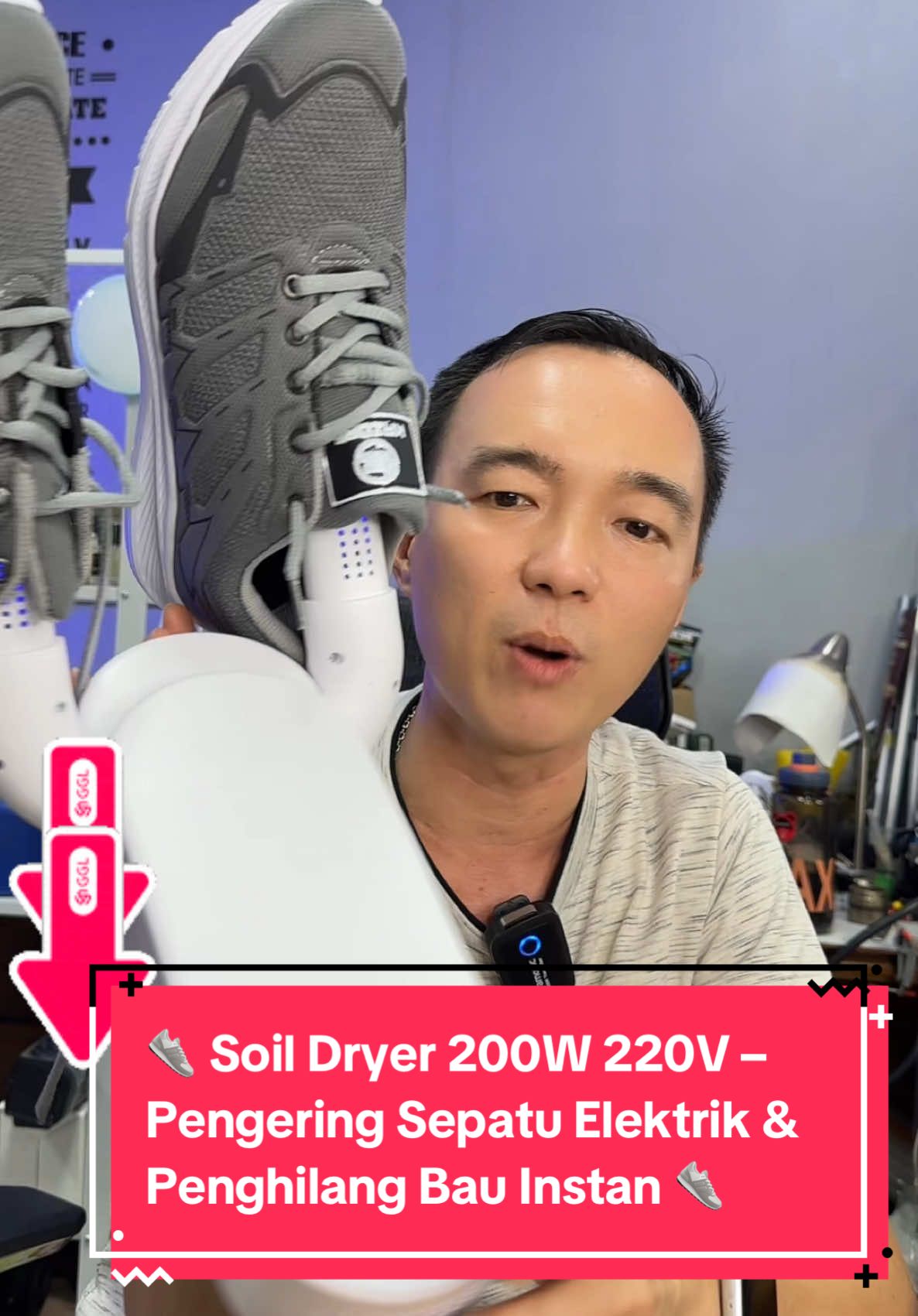 🔥 Keringkan Sepatu & Kaos Kaki dengan cepat menggunakan teknologi inovasi aliran udara yang efektif tanpa kebocoran. 💨 Hemat Energi, daya 200W yang kuat namun efisien, cocok untuk jari kaki, tumit, hingga bagian tebal sepatu. 🏕️ Ideal untuk Aktivitas Luar Ruangan – Keringkan sepatu basah usai berkema, hiking, berburu, atau bermain ski. ✅ Dehumidifikasi & Penghilang Bau – Tinggalkan sepatu tetap segar setiap hari! ⚡ Soil Dryer – Solusi Cepat untuk Sepatu Basah! ⚡ #soildryer #pengeringsepatu #penghilangbau #200w #220v #aliransaluranudara #hematenergi #aktivitasluar #dehumidifikasi #pengeringkaoskaki #soildryerindonesia #cuantanpabatas #wibgajian #satukontentiaphari #smartlive 