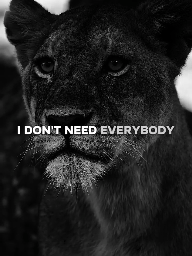 I don't need everybody in my life  #deepthoughts #inspiration #energy #fyp 