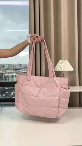 Girls bag collection 💖You can always believe bagsmart puffy tote🌈#bagsmart #tote#totebag #bagcollection #puffy #puffybag #unboxing 