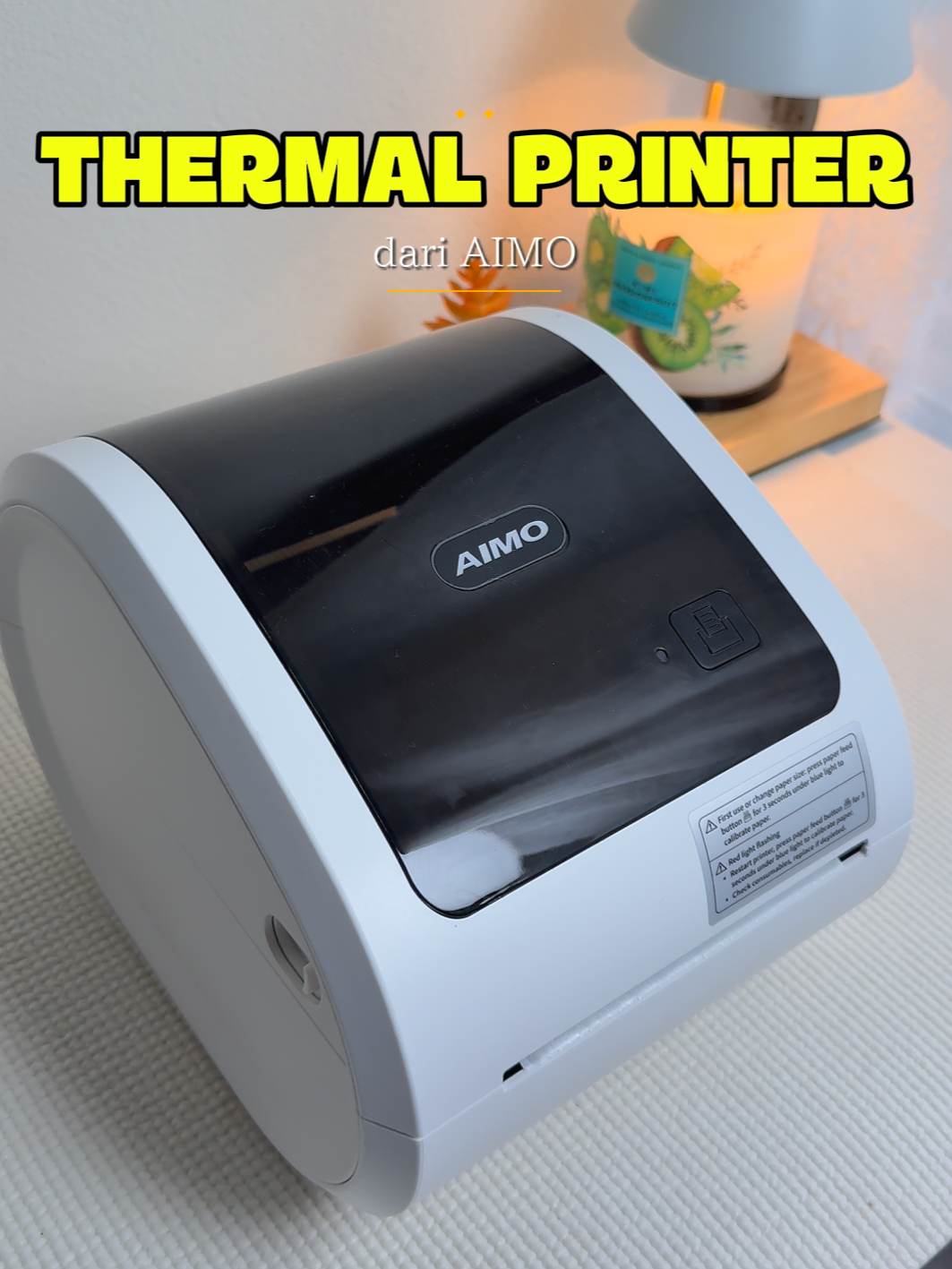 Cetakan pantas & jelas dengan AIMO D520, thermal printer moden yang sesuai untuk resit, label, dan dokumen kecil. Reka bentuk compact, senang dibawa ke mana-mana — pilihan ideal untuk perniagaan kecil & sederhana. Tak perlu dakwat, jimat kos jangka panjang! Dapatkan sekarang & mudahkan urusan cetakan harian anda! #thermalprinter