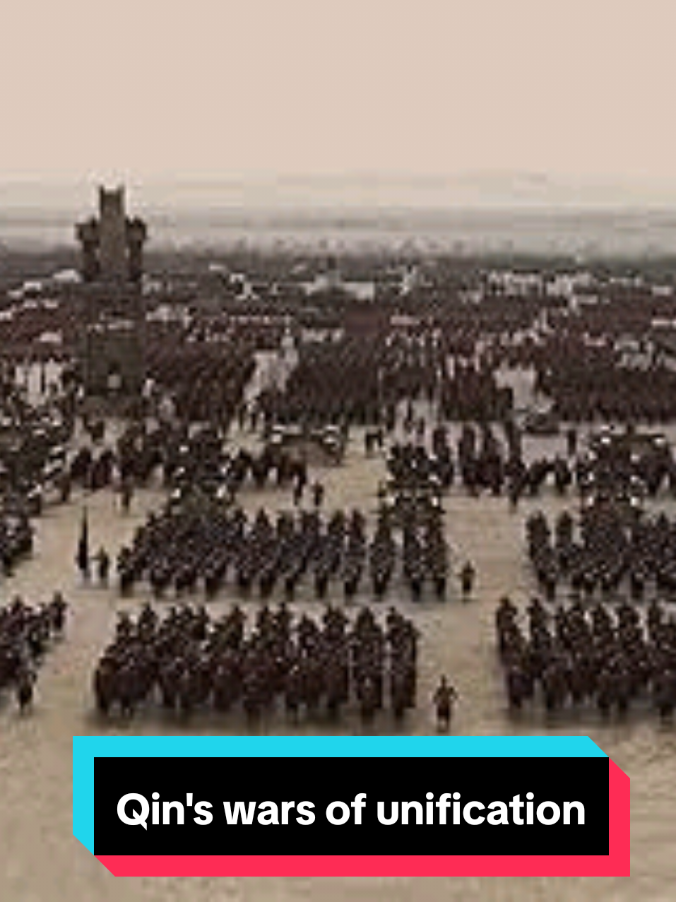 𝐐𝐢𝐧 𝐒𝐮𝐩𝐫𝐞𝐦𝐚𝐜𝐲 🇨🇳 The Unification Wars of China were a massive military campaign launched by King Ying Zheng of Qin with the goal of conquering the six remaining warring states and unifying all of China. Millions of troops were mobilized under the leadership of renowned generals such as Wang Jian, Huan Yi, Wang Ben, Meng Tian, Li Xin, Qiang Le, Yang Duanhe, and others who played a crucial role in this mission. One by one, the states fell to Qin: beginning with Han (230 BCE), followed by Zhao (228 BCE), Wei (225 BCE), Chu (223 BCE), Yan (222 BCE) and finally Qi (221 BCE). After successfully unifying the entire Chinese territory for the first time in history, Ying Zheng declared the founding of the Qin Dynasty and proclaimed himself as the First Emperor of China, bearing the title 