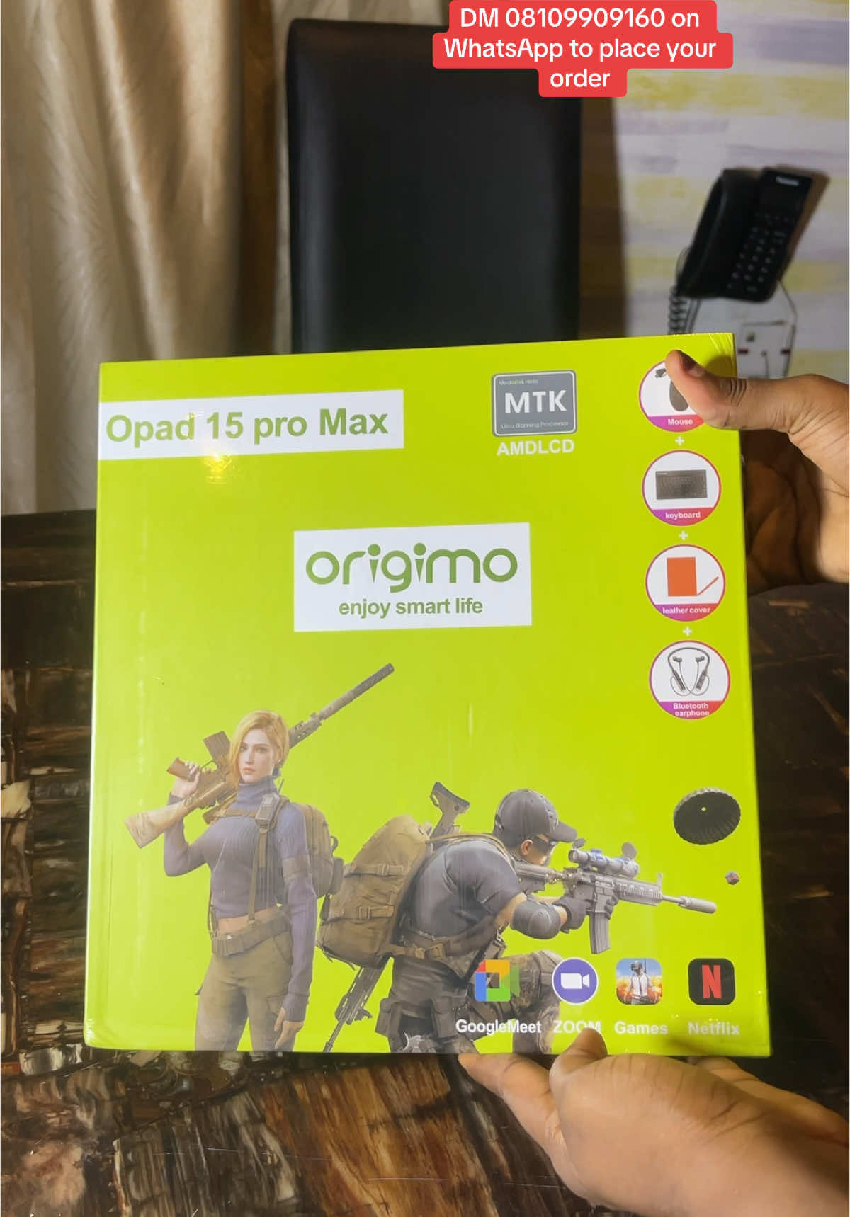 Our Gamers asked for it and we delivered🤭…NOTE:THIS TABLET CAN BE USED FOR OTHER PURPOSES TOO ASIDE GAMING….DM 08109909160 on WhatsApp to place your order😍 #tablet #ipad #saudaarh #ipadpro #unbox #origimotablets 