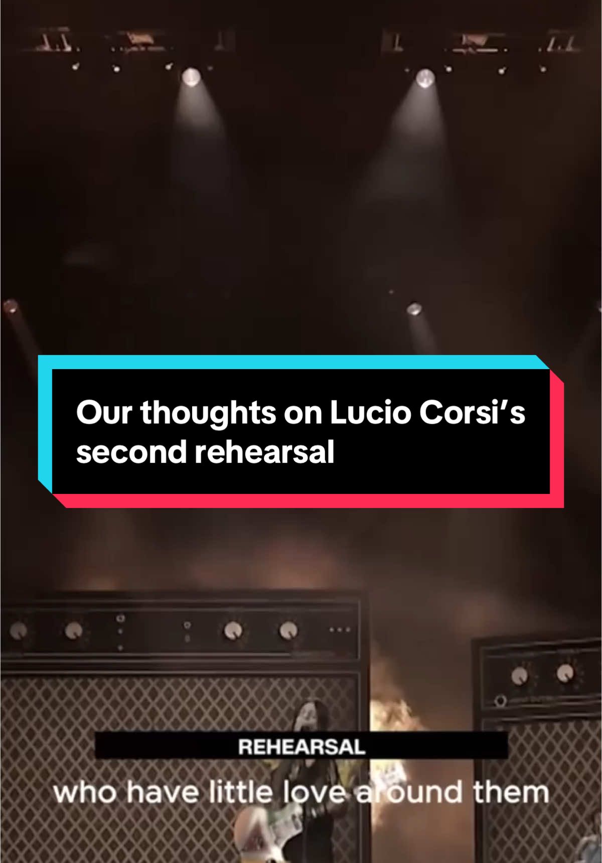 #stitch with @Eurovision   🇮🇹 Italy’s @Lucio had their second rehearsal on the Eurovision stage, and @Tim J shared his thoughts on what  we know so far.  #eurovision #eurovisiontiktok #esc2025 #italy #luciocorsi #volevoeasereunduro 