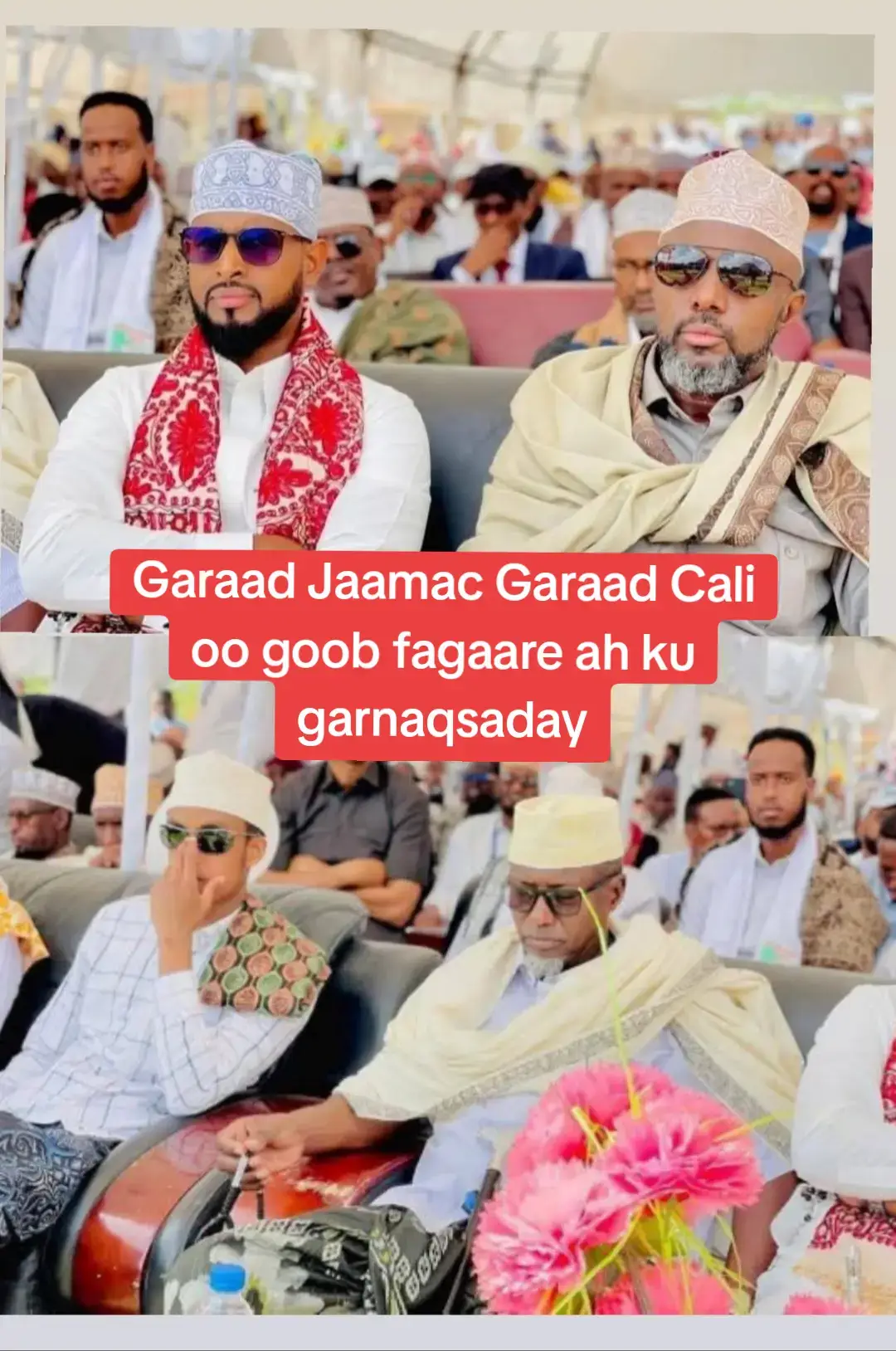 Garaad Jaamac Garaad Cali oo goob fagaare ah ku garnaqsaday