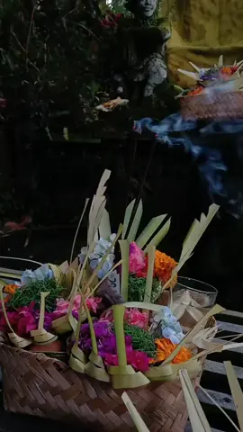 syuahduuuh ☘️☺️☺️☘️ #balifyp #fypage #sesuhunanbali #sesajen #bali #harusfyp #fypbali #pastiawesome #ibadahhindu #hindubali 