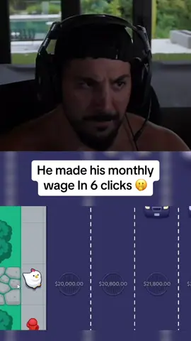 Bro is risking it all 😭 #crossyroad #rydurz #money #rich #togi #stevewilldoit