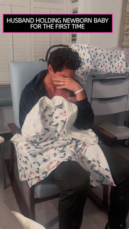 Dad cried when he saw the baby#lovable #cutebaby #foryou #fyp