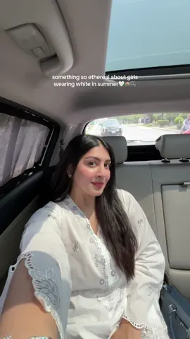 white in summer >>  always gunna be an Image pk girly✨🪷 #desigirl #summeroutfit #desiwear #pakistanibrands #pakistanifashion 