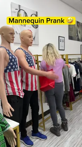 Mannequin prank #wifeandhusband #funny #scarepranks #foryoupage 