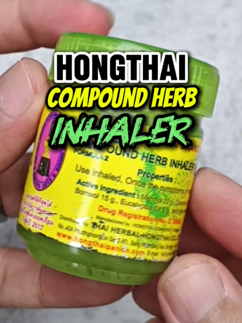 Hongthai Herbal Inhaler – Traditional Thai Relief in Every Breath #inhaler #hongthai #hongthaiinhaler  #coumpoundherbinhaler  #HongthaiInhaler #ThaiHerbalInhaler #HerbalRelief #aromatherapyonthego 