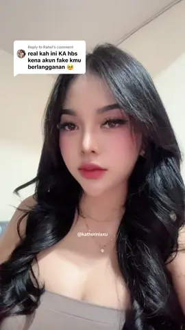 Replying to @Rahel Be careful ya guys, instagram aku cuma ada di bio dan tiktok aku cuma yang ini, selain itu palsu❌❌