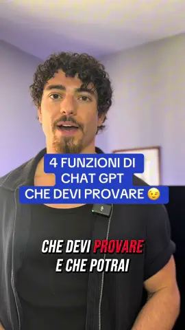 4 utilizzi di #chatgpt che devi assolutamente provare per avere un supporto in più in tutto ciò che fai #intelligenzaartificiale #ai #ia #artificialintelligence 